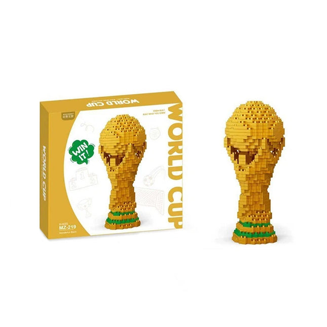 2026 Soccer Trophy Building Blocks Set 500pcs Educational Gift