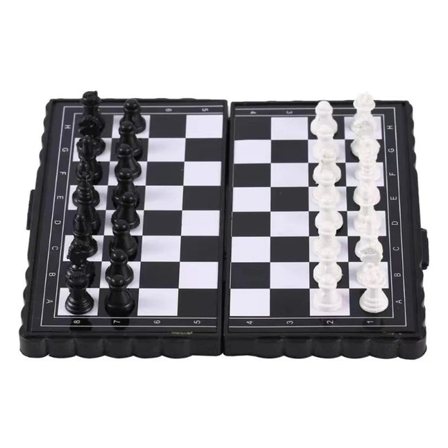 Magnetic Travel Chess Set, Mini Portable Folding Board Game Pocket