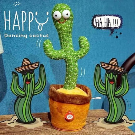 Talking Dancing Cactus Toy, Record & Repeat Sound, Kawaii Plush Doll Gift