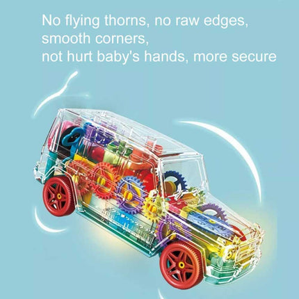 Cool Car Toy for Boys 2-8 Yrs, LED Light & Music, Xmas Gift