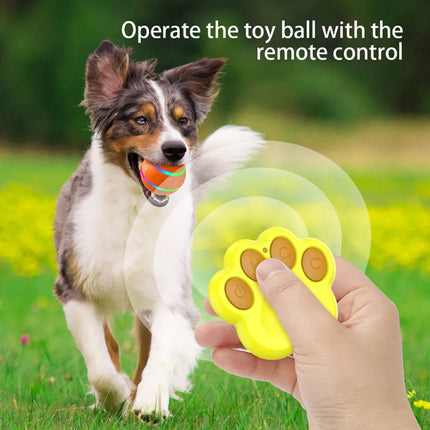 LED Interactive Pet Dog Ball Toy, Moving Roll for Puppy Training Indoor Outdoor