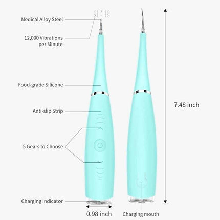Portable Electric Dental Scaler Tool for Plaque, Tartar & Stains