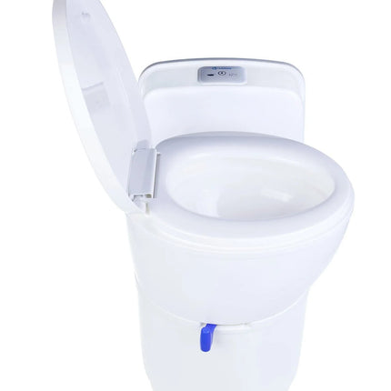 RV Caravan Toilet 3J-W5000 – Compact, Hygienic, Rotating Bowl, 17.2L Tank