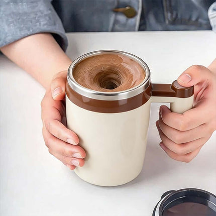 380ML Self Stirring Mug, USB Rechargeable Magnetic Automatic Coffee Mug