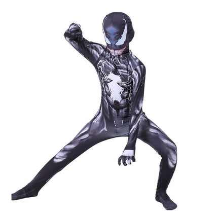 Venom Jumpsuit Costume Spiderman Superhero Cosplay Birthday Gift