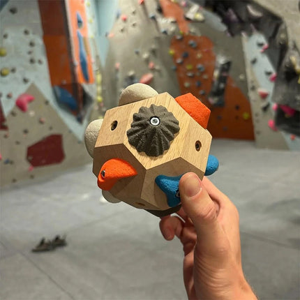 Portable Handcrafted Boulder Block 3D Rock Climbing Ball for Climber Lover