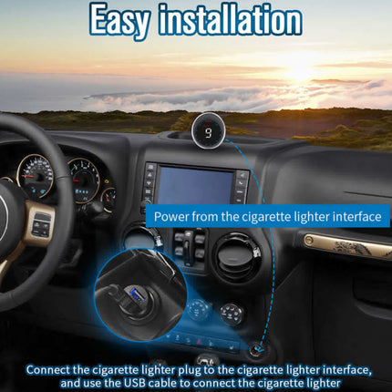 Universal G5 HUD GPS Speedometer Car Head Up Display with Speed Alarm