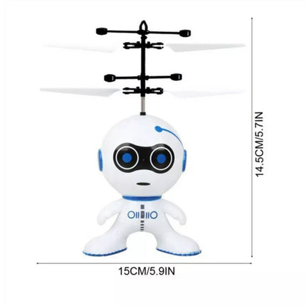 Hand-Sensing Induction Flying Robot Toy with Rechargeable Battery