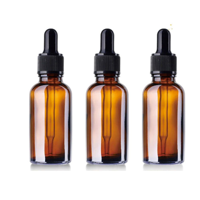 5-100ml Amber Glass Dropper Bottle, Essential Oils Reagent Eye Pipette AU