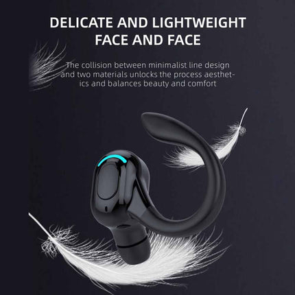 Wireless Bluetooth Headset Hands-Free Earpiece for iPhone Samsung