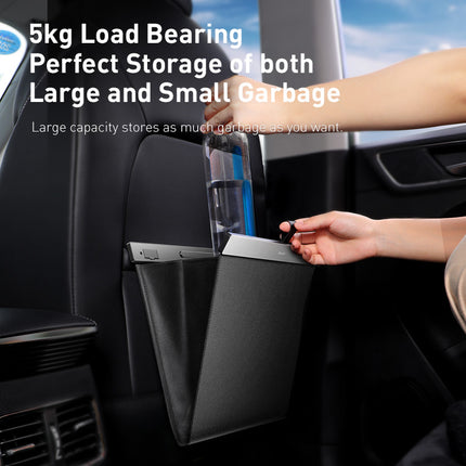 Baseus Car Trash Garbage Bag Back Seat Waste Rubbish Basket Organizer