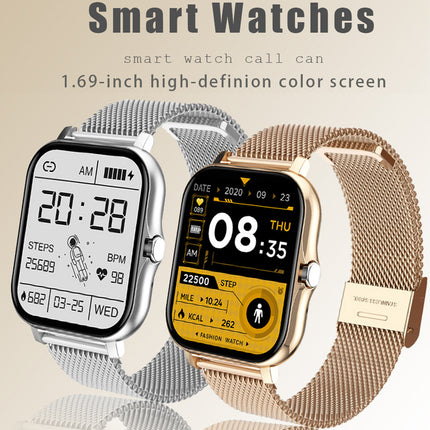 Bluetooth Smart Watch Heart Rate Waterproof for Men Women iPhone Android