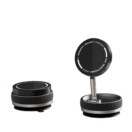 Electric Car Phone Holder Magnetic Vacuum Suction Cup 360° Rotation Mount