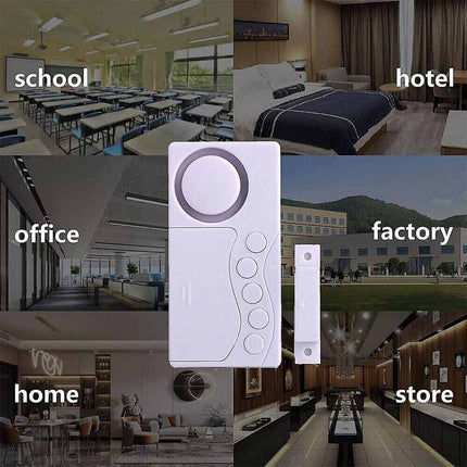 Wireless Refrigerator Door Alarm Delay Sensor Home Security Fridge Alert