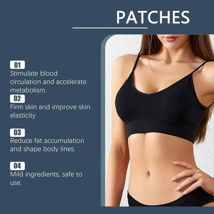 12pcs Slimming Patch Slim Belly Burn Abdomen Weight Loss Fat Burning Pads