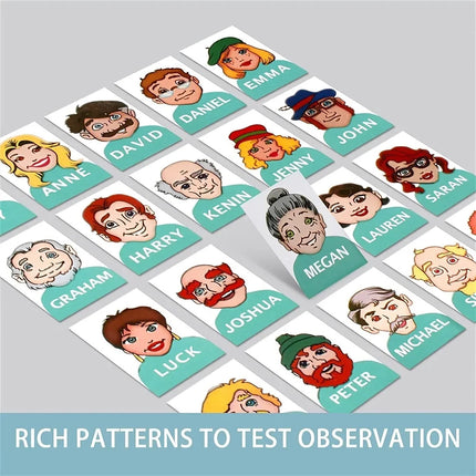 Indoor Party Toy: Guess Who? 192-Card Family Board Game