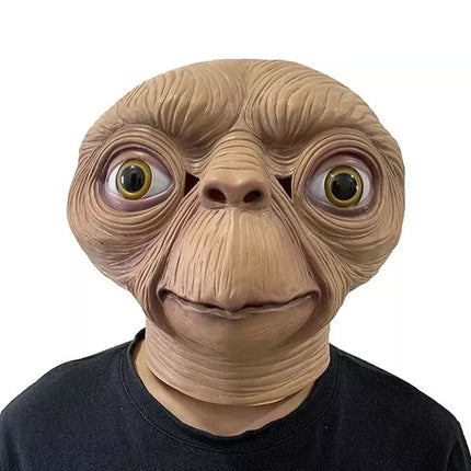 ET Alien Latex Mask Realistic Costume Fancy Dress Party Cosplay Unisex