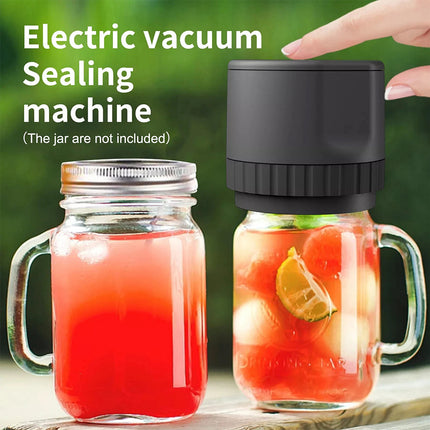 Electric Vacuum Sealer Kit for Mason Jars, Automatic Lids Sealer