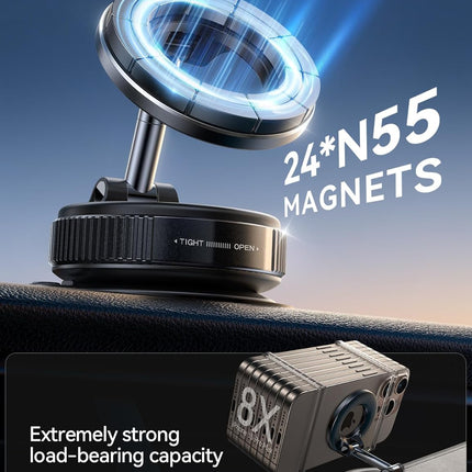 JOYROOM 360° Magnetic Car Mount, MagSafe Suction Cup Holder for iPhone Android