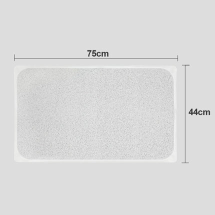 2X Anti Slip Loofah Shower Rug, Non Slip Bathroom Mat Carpet Water Drains