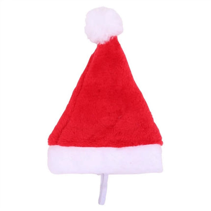 2x Christmas Santa Dog Hat Puppy Kitten Cat Cap Pet Costume Xmas Ornament