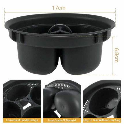 4 Egg Poacher Insert Non Stick for Thermomix TM5 TM6 Egg Poacher Accessory