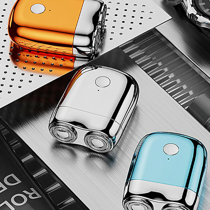 Men's Waterproof Electric Shaver USB Pocket Portable Double Head Washable Razor