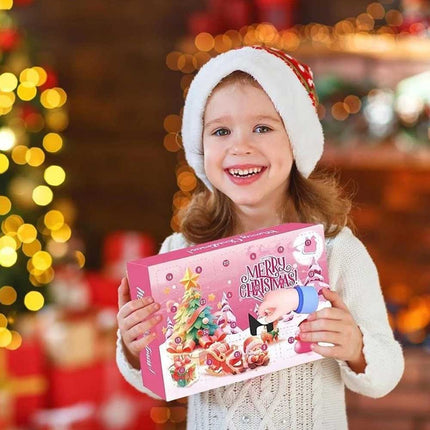 2025 Christmas Countdown Advent Calendar Pink Duck Daily Surprise