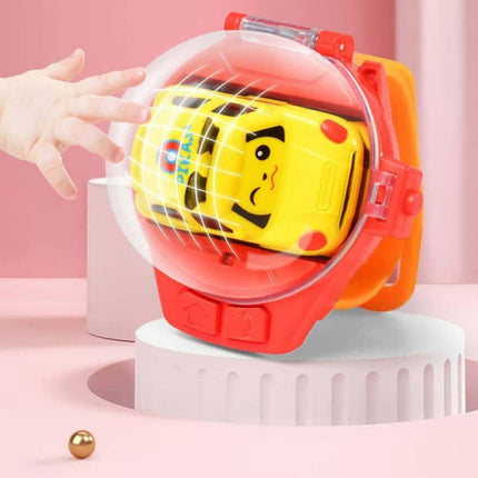Car-Themed Remote Control Watch Toy for Boys, Analog Cartoon Car Gift