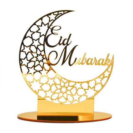 Islamic Eid Mubarak Acrylic Hanging Ornament Ramadan Home Decoration