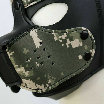 Dog Head Mask Puppy Cosplay Party Role Play Prop Soft Rubber Neoprene Toy