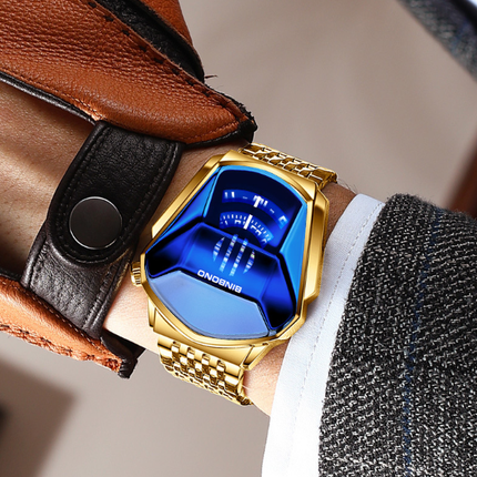 Men's Designer Style Watch Funky Trendy Fashion Wristwatch Strap Adjuster