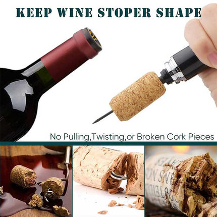 Wine Air Pressure Bottle Opener Pen Corkscrew – Easy Cork Remover Tool
