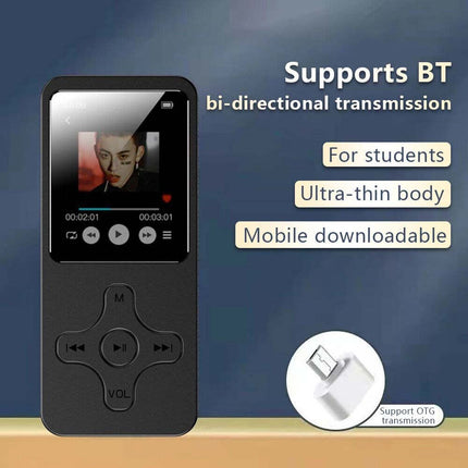 Portable 64GB MP3/MP4 Player, 1.8" Display, FM Radio, Recorder