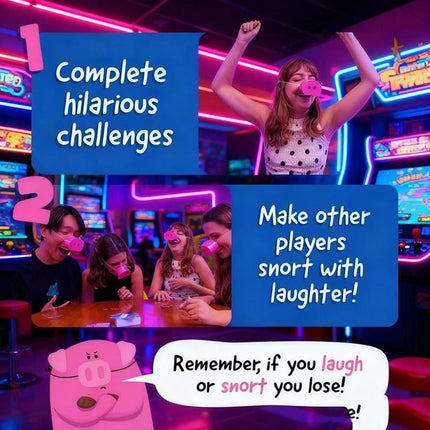 Funny Oinkcredible You Laugh You Lose Party Game 5pcs 2026 Pig Snout Game