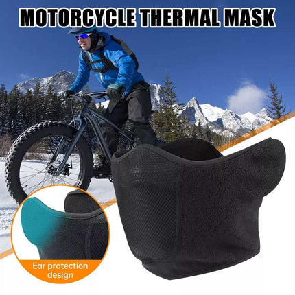 Winter Windproof Half Face Mask Ear Warmer for Skiing Motorcycle Riding