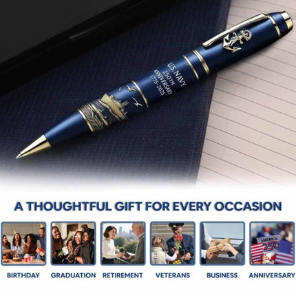 U.S. Navy 250th Anniv Commemorative Pen (1775–2025) – Naval Gift Collect