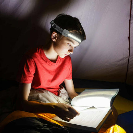 COB LED Headlamp with USB Rechargeable Head Band Lamp