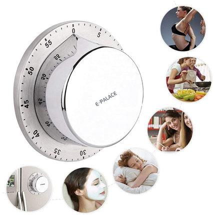 Mechanical Kitchen Timer Loud Alarm Chef Cooking Clock