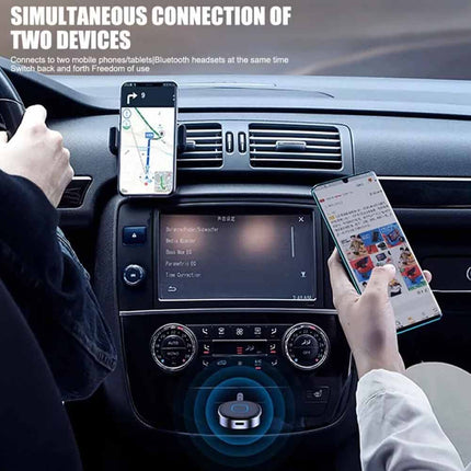 Bluetooth AUX Adapter Wireless Music Receiver for Car Headphone iPod
