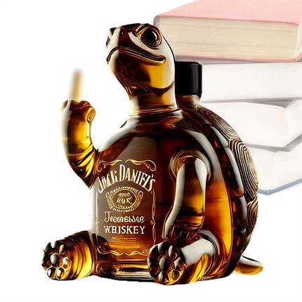 Turtle Whiskey Bottle 2025 Unique Animal Glass Decanter Good Gift