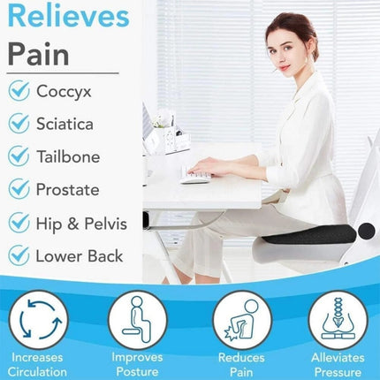 Extra Thick Orthopaedic Gel Cushion for Office Car Chair Long Sitting