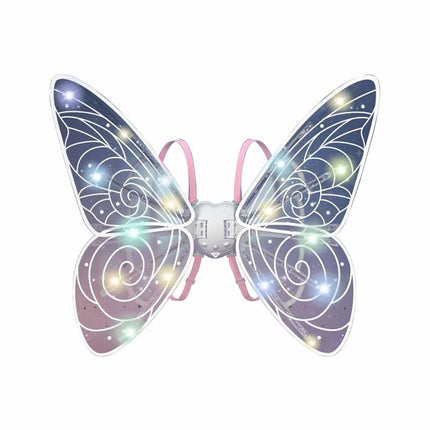 LED Light Up Butterfly Fairy Wings with Music for Girls Women