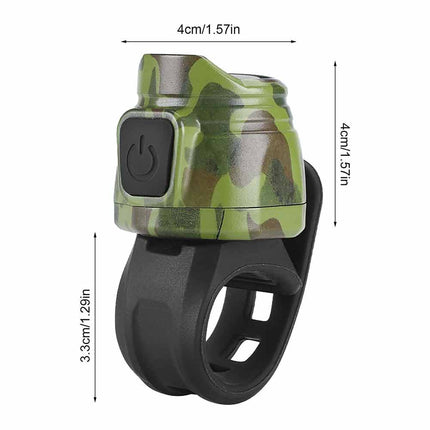 Electric Horn & Bell for Road Bike, USB Charging Warning Ring