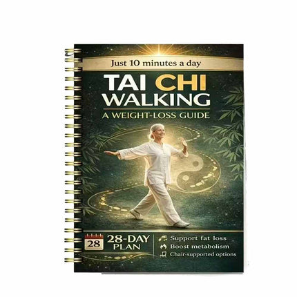 Tai Chi Walking for Weight Loss – 28-Day Senior-Friendly Program Notebook