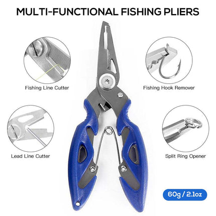 263PCS Fishing Accessories Kit with Tackle Box, Plier & Jig Hooks