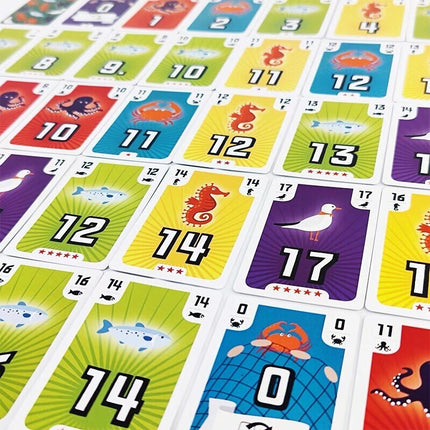 Fishing Game: Trick-Taking & Deck-Building Family Board Game English Cards