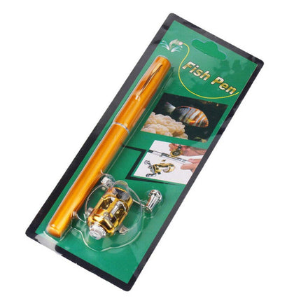 Telescopic Pen Fishing Rod Pocket Size Portable Pole and Reel Combo