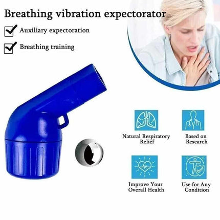 Lung Exerciser Mucus Remover Naturally Clear Mucus Breathing Aid Device NEW