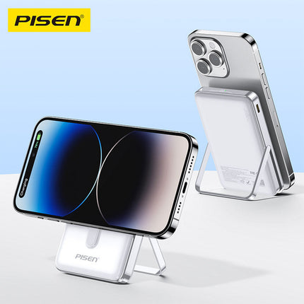 PISEN 30W MagSafe Power Bank 10000mAh Wireless Fast Charging CCC Certified